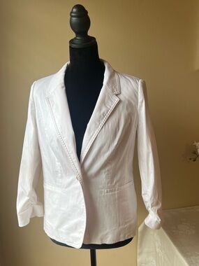 The Limited White Single-Button Women's Blazer